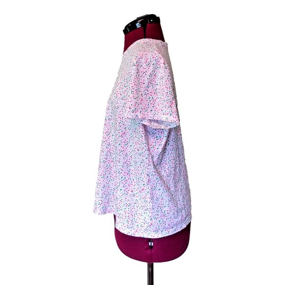 Kim Rogers Perfectly Soft Top Multicolor Womens Size Large V Neck Short … - Picture 3 of 6